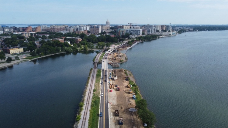 John Nolen Drive Construction 