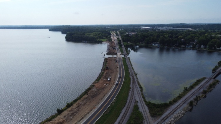 John Nolen Drive Construction