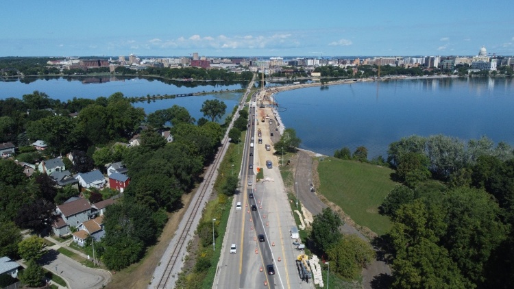 John Nolen Drive Construction 