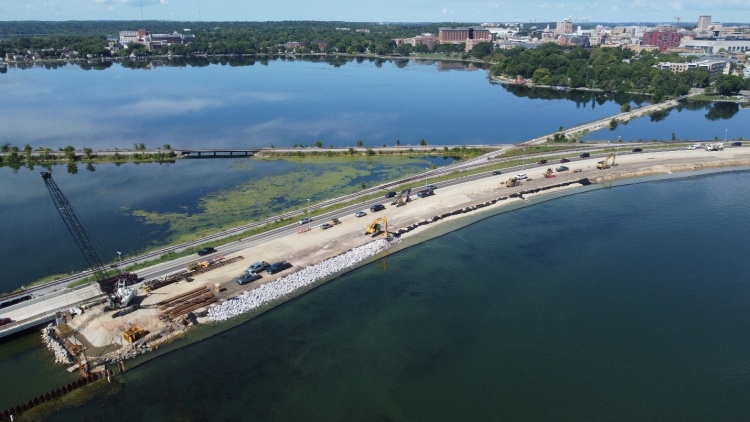 John Nolen Drive Construction