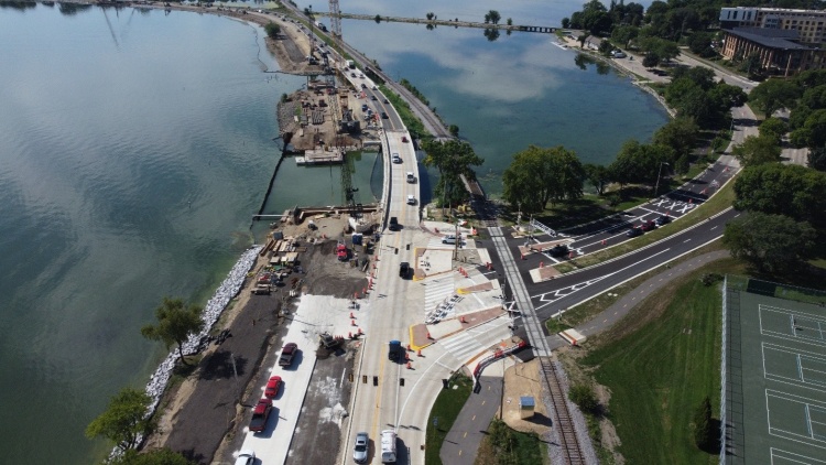 John Nolen Drive Construction
