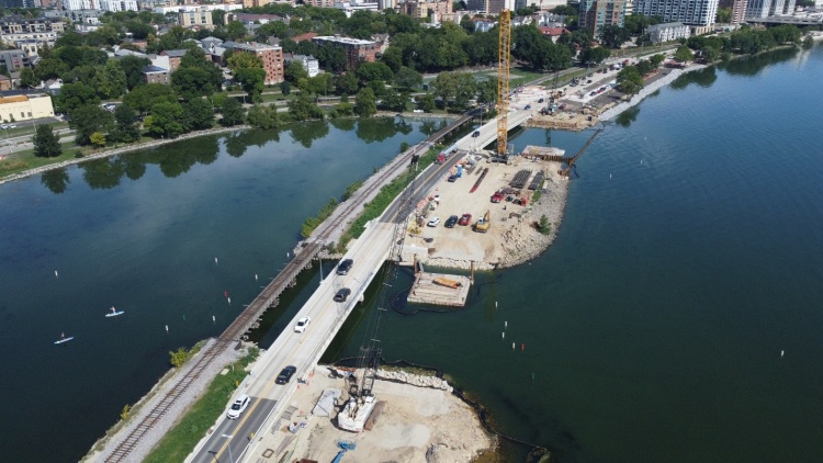John Nolen Drive Construction
