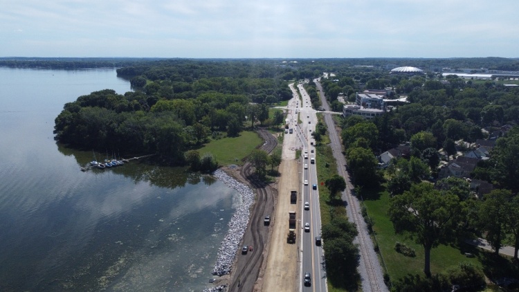 John Nolen Drive Construction