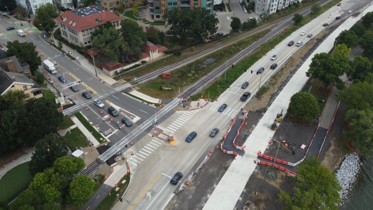 John Nolen Drive Construction