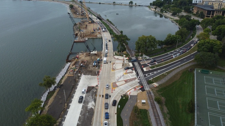 John Nolen Drive Construction