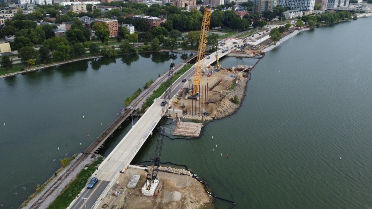 John Nolen Drive Construction