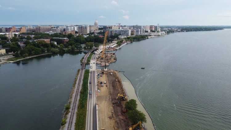John Nolen Drive Construction
