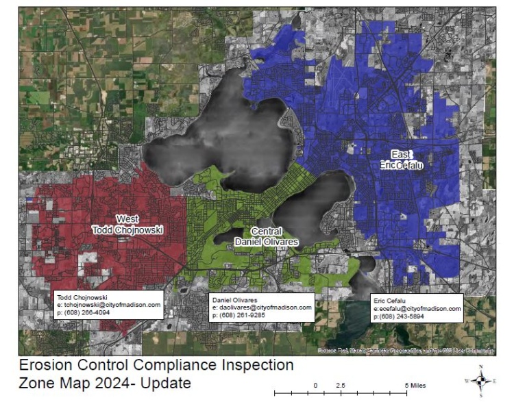 Erosion Control Compliance Inspection Map