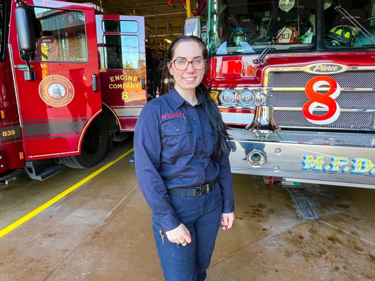 Firefighter/EMT Maddi Schulist