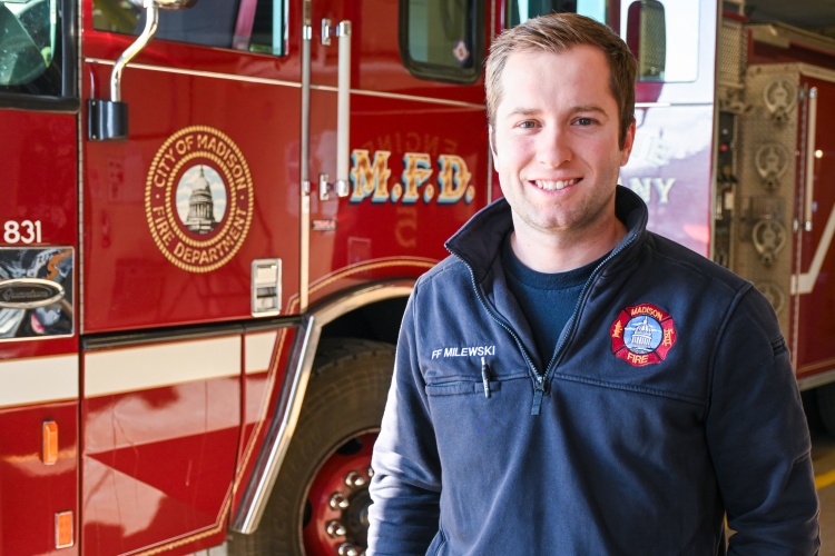 Firefighter/EMT Lucas Milewski