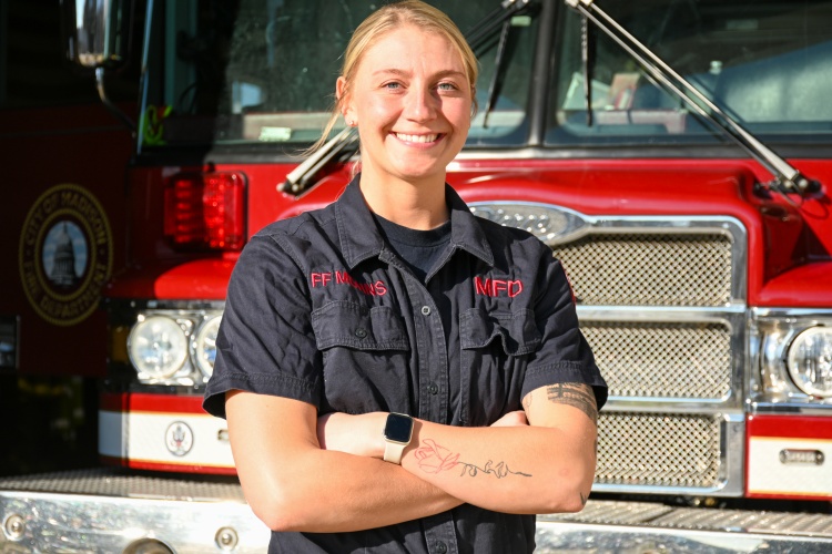 Firefighter/EMT Carly Mohns