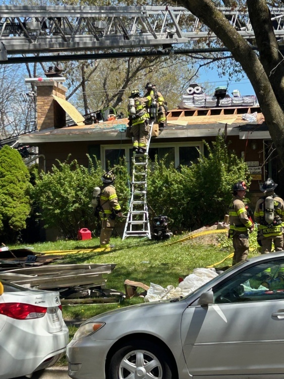 Firefighters locate source of smoldering on roof