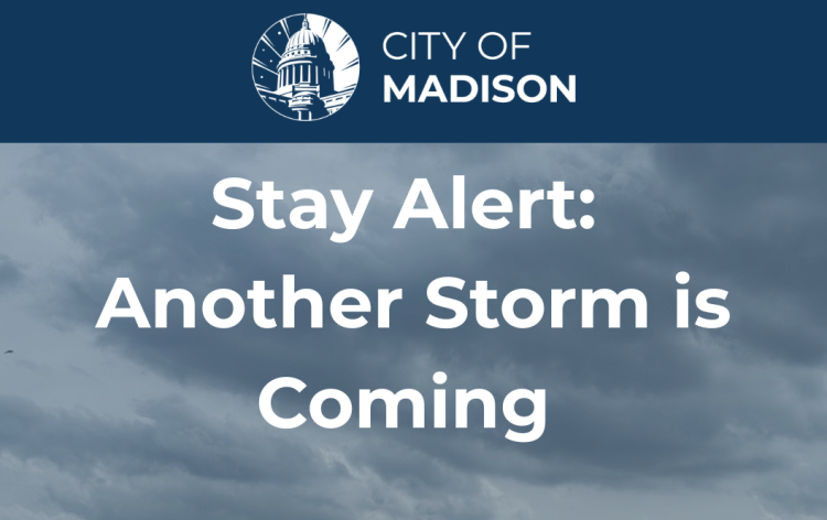 Dark clouds with a reminder to stay alert