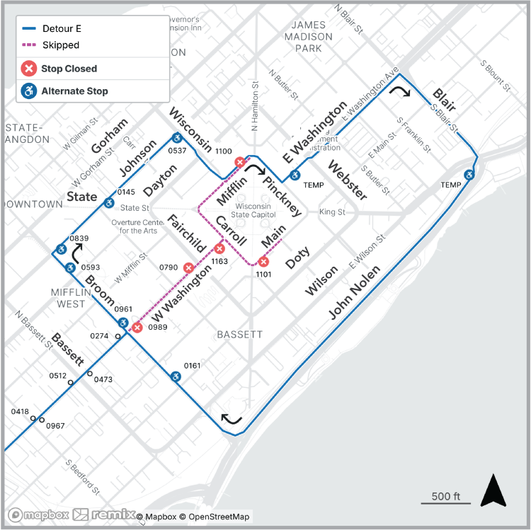 route e ironman detour