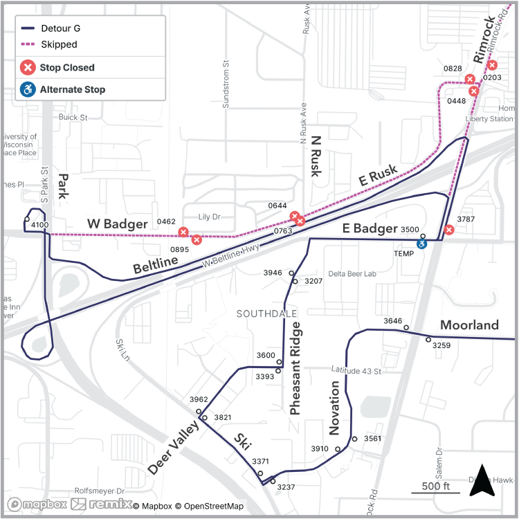 route g ironman detour