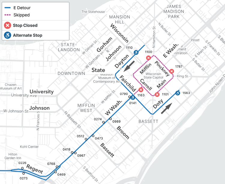 road closures