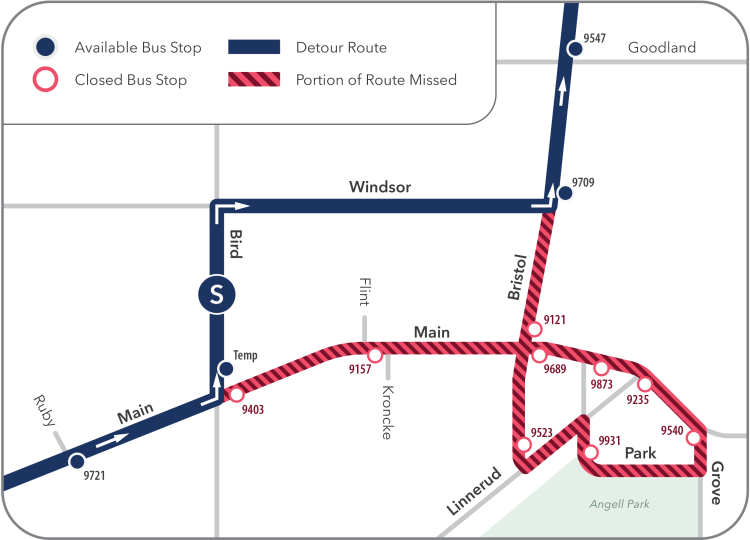 main, bristol, park closures
