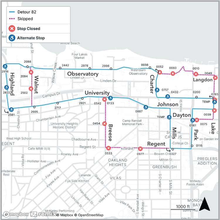 route 82 detour for ironman