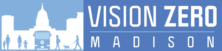 Vision Zero Program logo for Madison, WI