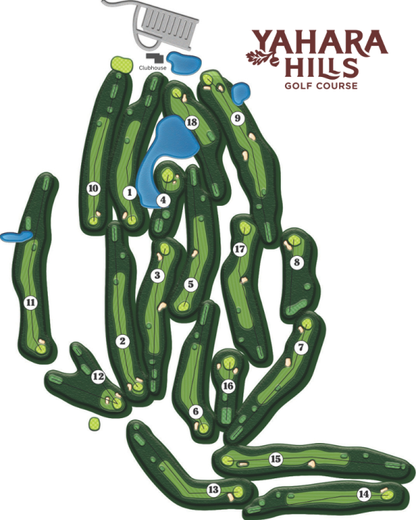 yahara hills golf course map