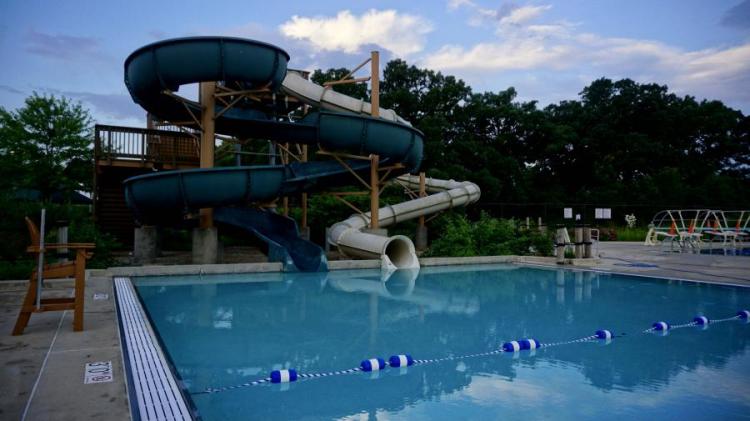 goodman pool sunrise with water slide
