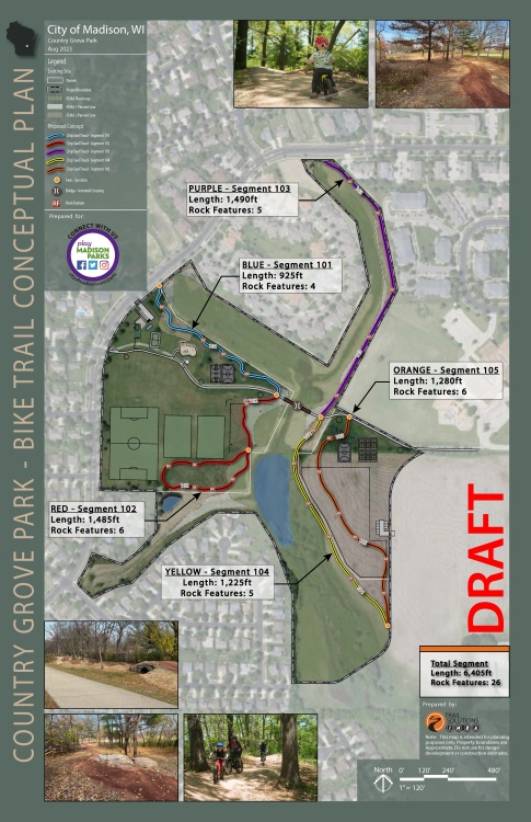 Country Grove Park- Singletrack Concept Plan