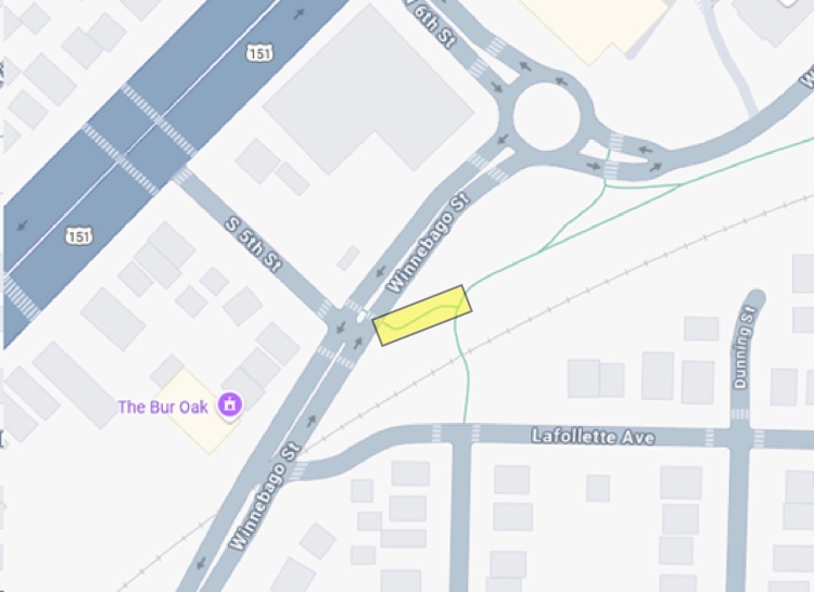 Pedestrian and bicycle improvements to the Winnebago Street path connection
