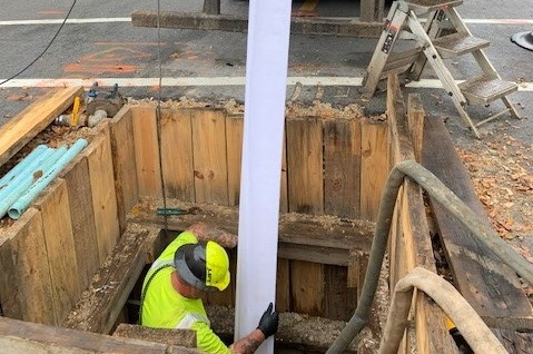 CIPP work being done