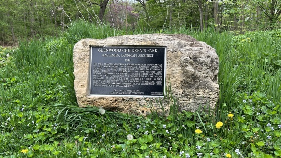 Glenwood Children's Park Plaque