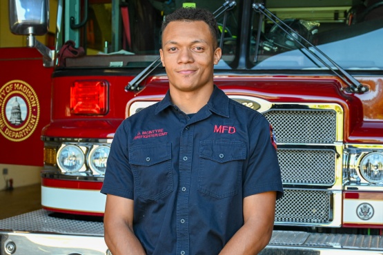 Firefighter/EMT Jaylen McIntyre