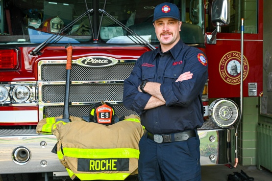 Firefighter/EMT Jake Roche