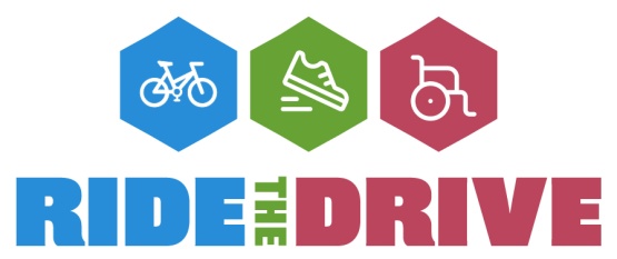 Ride the Drive logo vertical