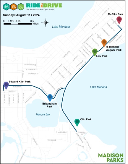 Ride the Drive 2024 route map