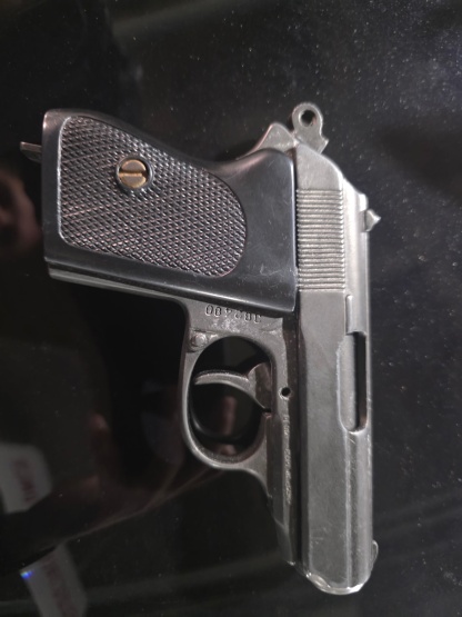 Gun recovered during arrest of juvenile protestor. 