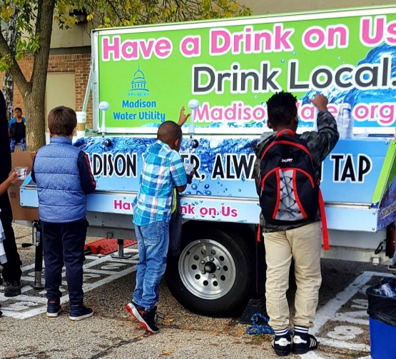 Children at Water Wagon
