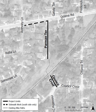 Map of Parman Terrace
