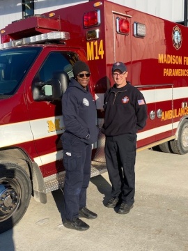 FF/PM Tasha Kirch and FF/PM Steve Melde