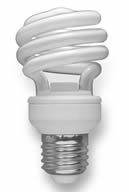 This is a compact fluorescent light bulb